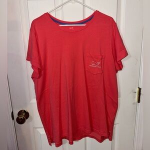 Vineyard Vines Coral Short Sleeve Tee